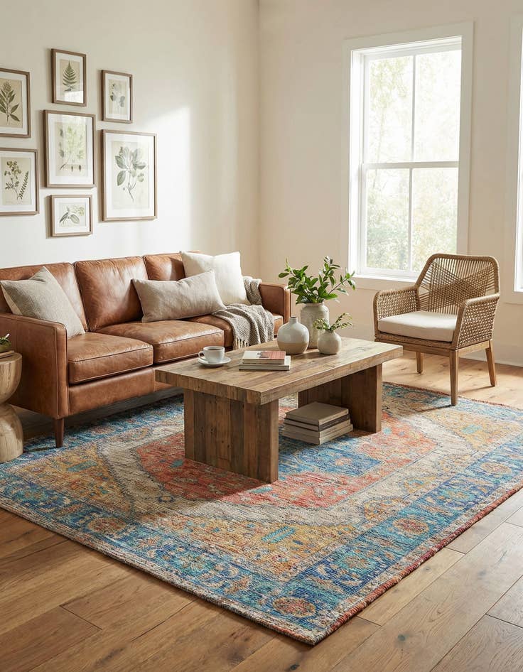 Detail image of 7' 10 x 10'  Hand Woven Chenille Jute Rug