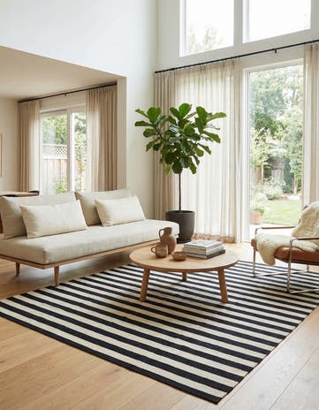 8' 6 x 9' 8 Hand Woven Kilim Modern Wool Rug