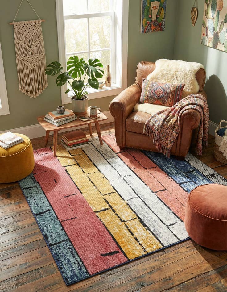 Detail image of  7' 10 x 7' 10 Tagine Square Rug