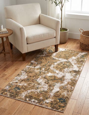 3' 4 x 6' Hand Knotted Ultra Vintage Persian Wool Rug