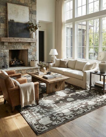 10' 2 x 13' 8 Hand Knotted Oushak Wool Rug