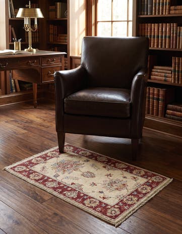 2' x 2' 9 Hand Knotted Ziegler Rug