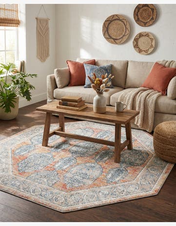 5' x 5' Lola Octagon Rug