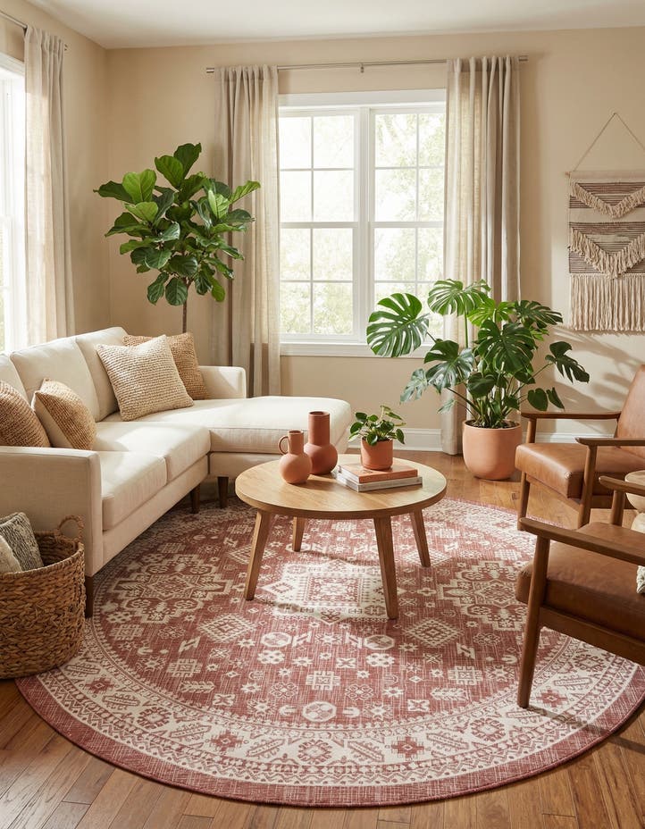 10' x 10' Easy-Clean Aztec Indoor / Outdoor ...