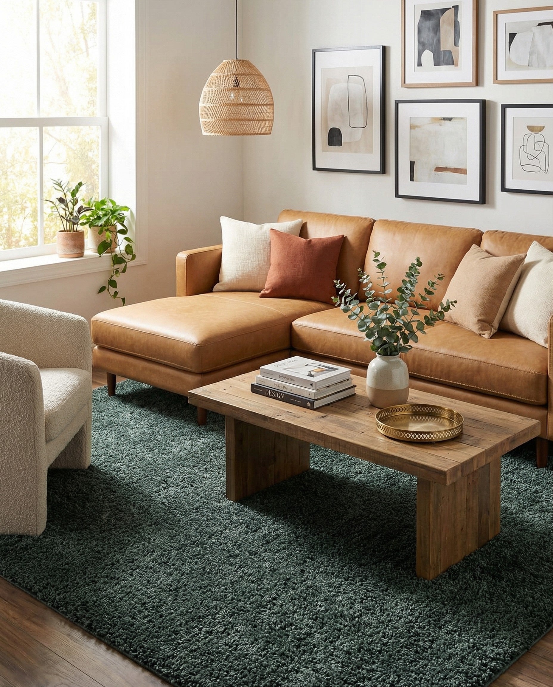  7' 10 x 7' 10 Jill Zarin Shaggy Chic Square Rug