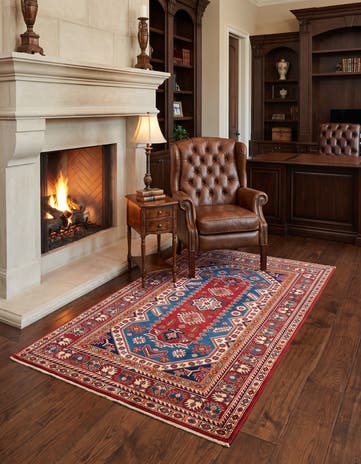 125cm x 190cm Hand Knotted Shirvan Rug