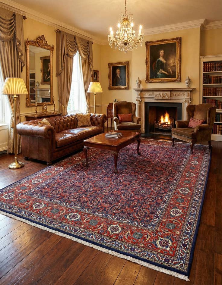 Detail image of  8' 2 x 11' 1 Tabriz Wool Rug