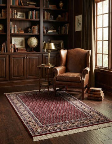 2' 11 x 5' 3 Hand Knotted Mir Wool Rug