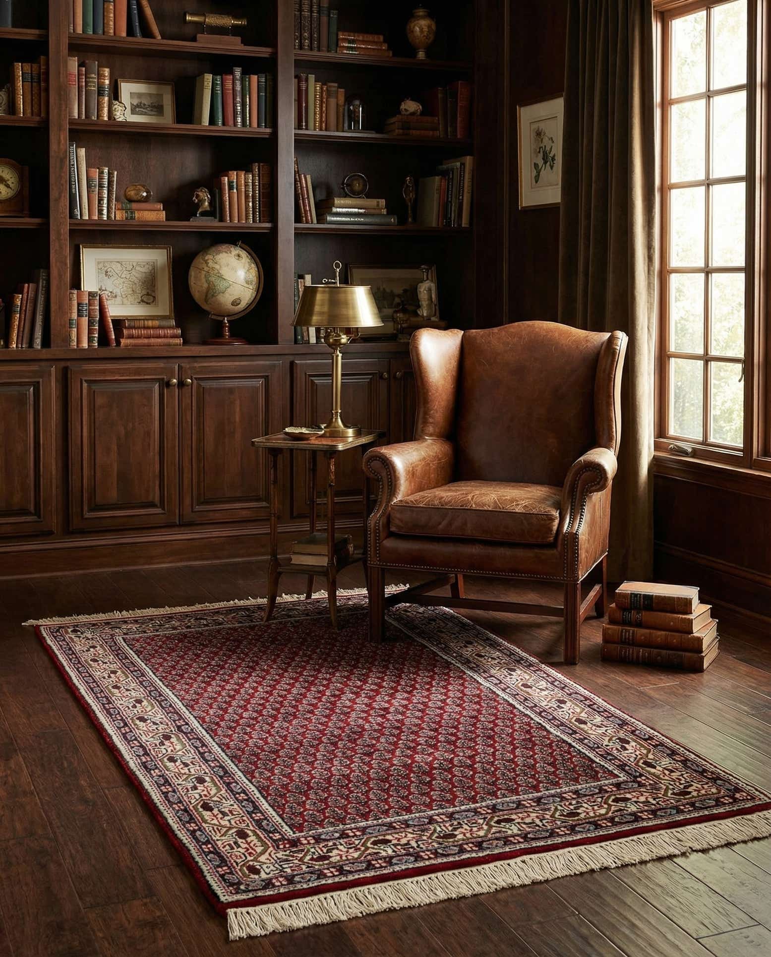 2' 11 x 5' 3 Hand Knotted Mir Wool Rug