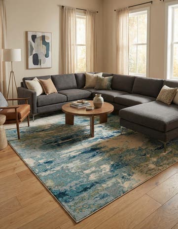 10' x 14' Washable Theia Rug