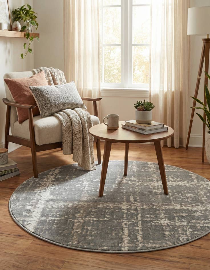 Detail image of 3' 3 x 3' 3 Uptown Lexington Avenue Round Rug