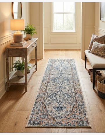 Blue Lola Runner Rug