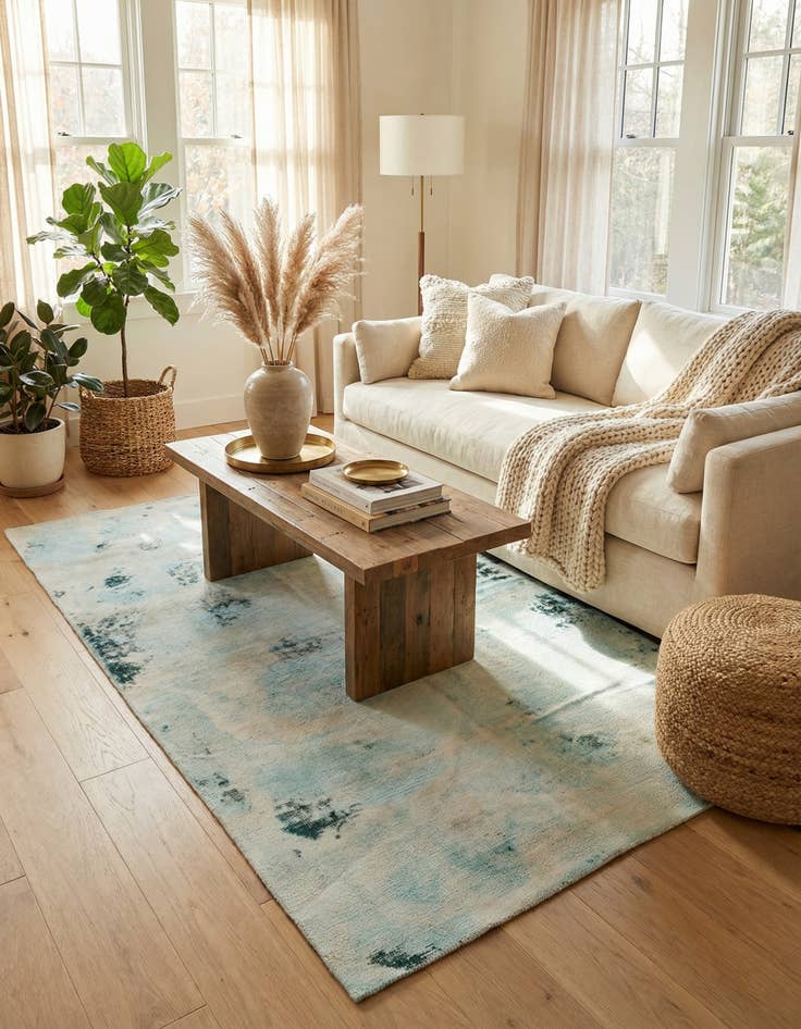 Detail image of 3' 3 x 6' 4  Hand Knotted Ultra Vintage Persian Wool Rug