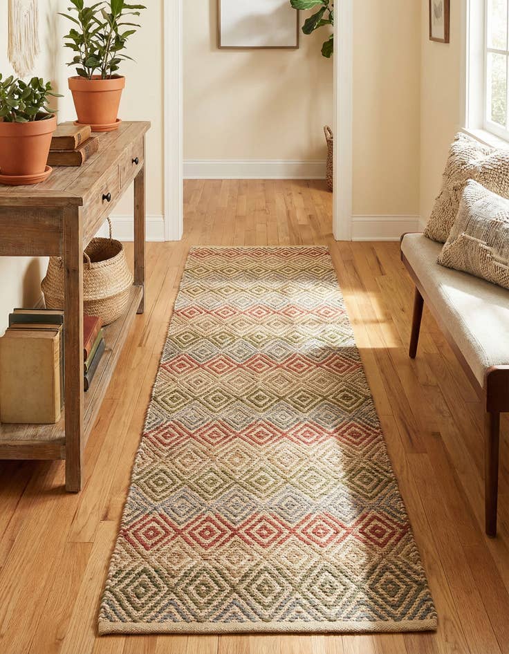 Detail image of  2' x 4'  Washable Baja Indoor / Outdoor Runner Rug