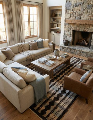 8' 1 x 10' 6 Hand Knotted Darya Wool Rug
