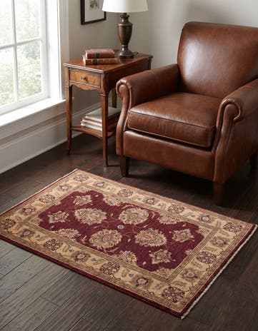 2' 7 x 4' 1 Hand Knotted Ziegler Rug