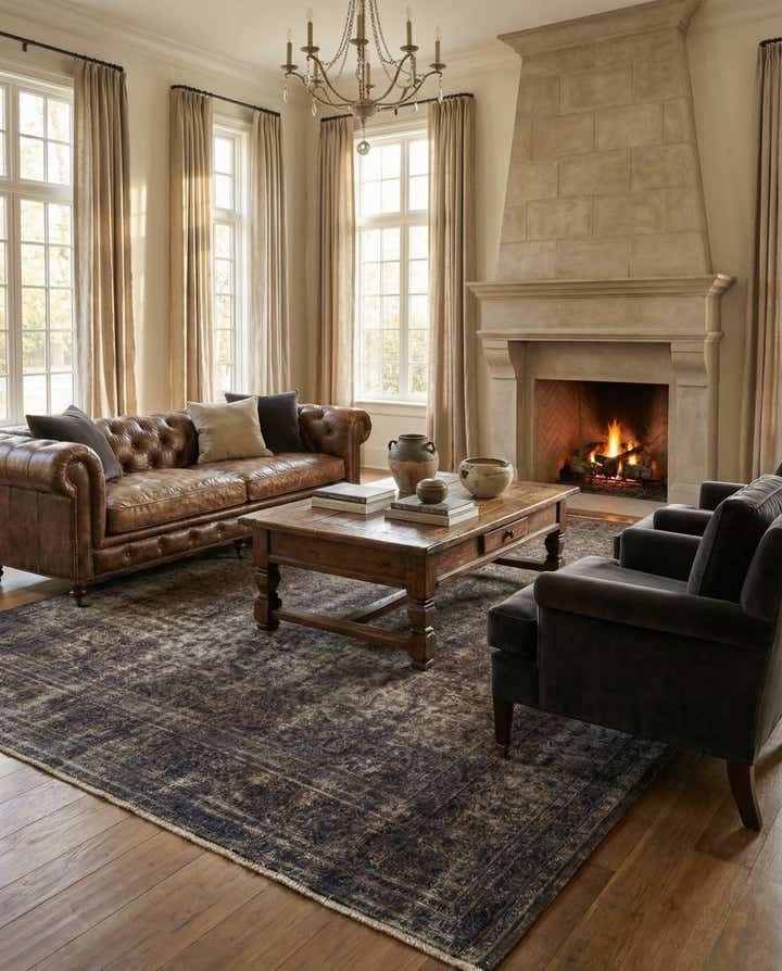 9' 7 x 12' 4 Hand Knotted Ultra Vintage Persian Wool Rug