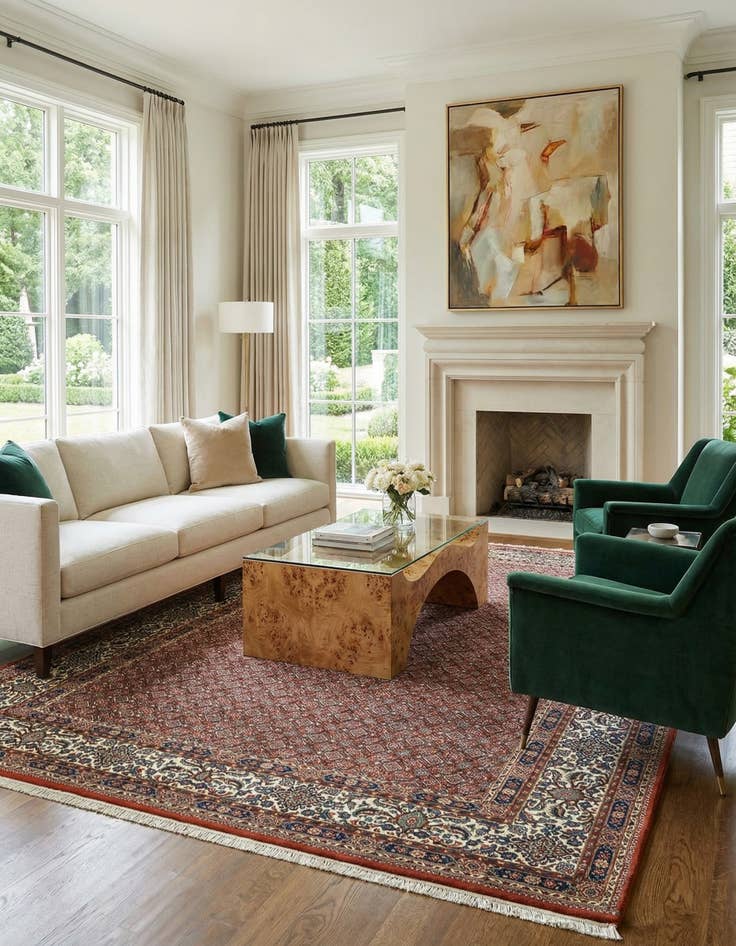 Detail image of 6' 6 x 9' 11 Mood Wool Rug