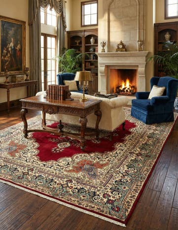 8' 1 x 11' 1 Tabriz Wool Rug