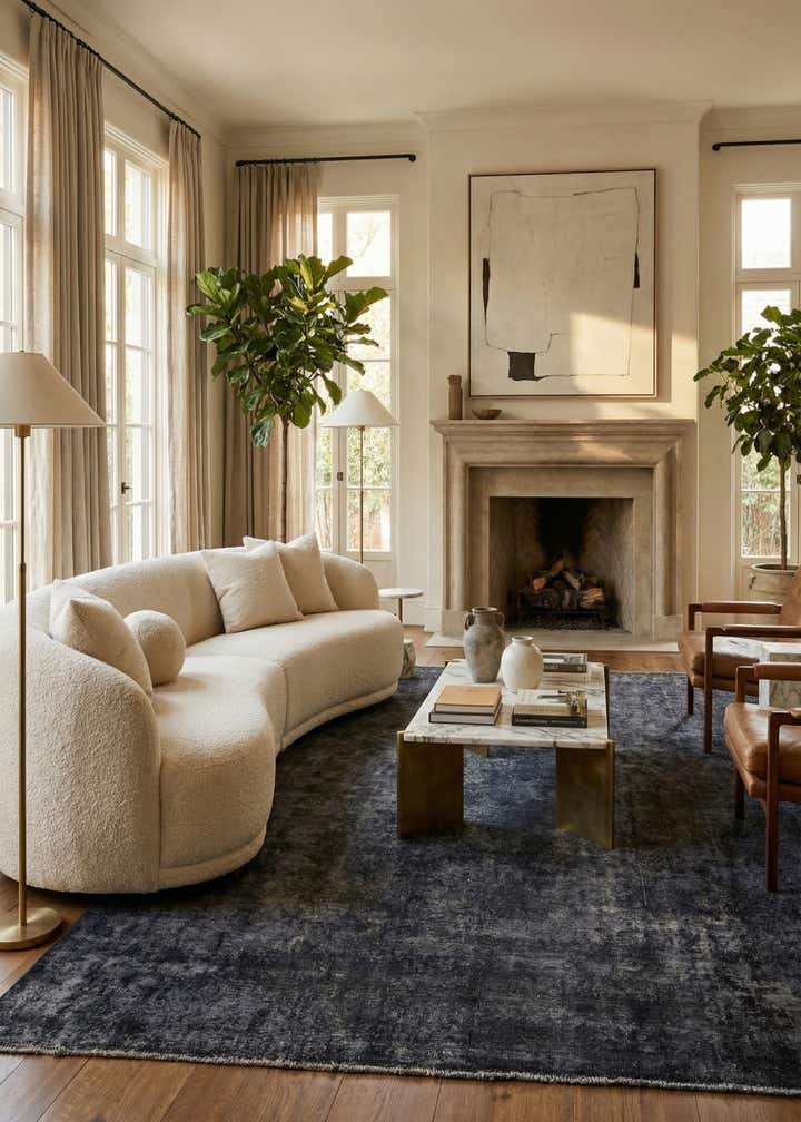 9' 6 x 12' 3 Hand Knotted Ultra Vintage Persian Wool Rug