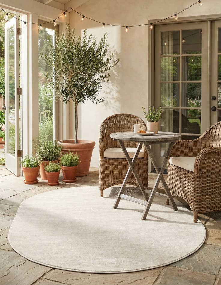 Detail image of  4' x 6' Finsbury Oval Rug