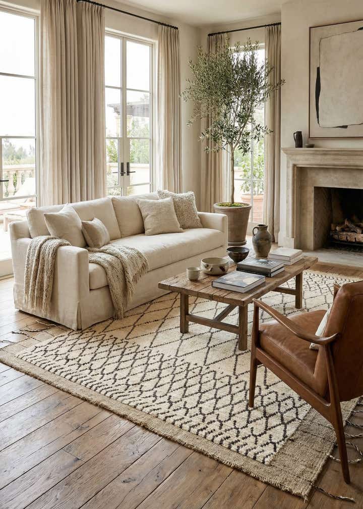 5' 9 x 8' 3 Beni Marok Rug