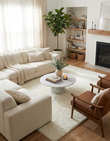9' x 12' 2 Soft Solid Shag Rug