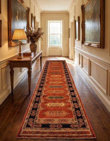2' 9 x 13' 3 Luribaft Wool Runner Rug