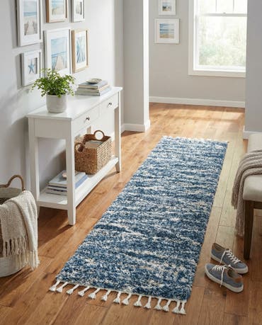  2' x 8' Serenity Shag Runner Rug