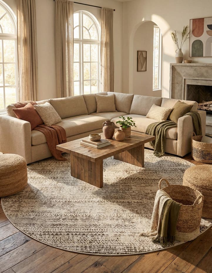10' x 10' Hermitage Round Rug