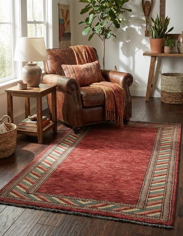 3' 2 x 5' Hand Knotted Kashkuli Gabbeh Oriental Wool Rug