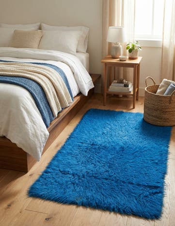 2' 11 x 5' 6 Hand Knotted Moroccan Wool Rug