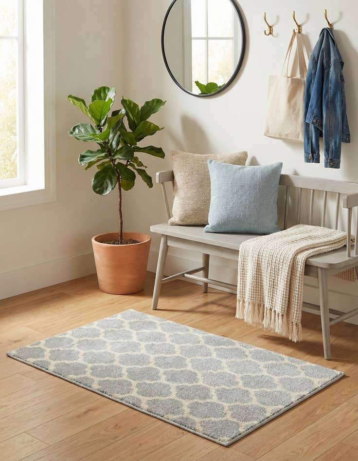 Detail image of  2' x 3' Lattice Rug