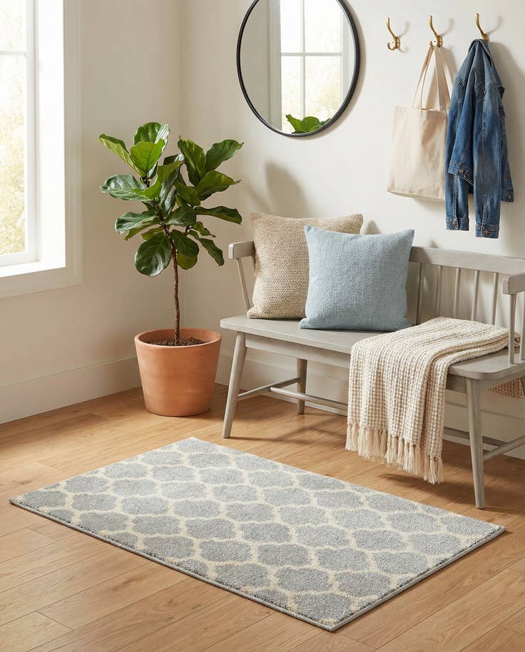 Detail image of 2' x 3' Lattice Rug