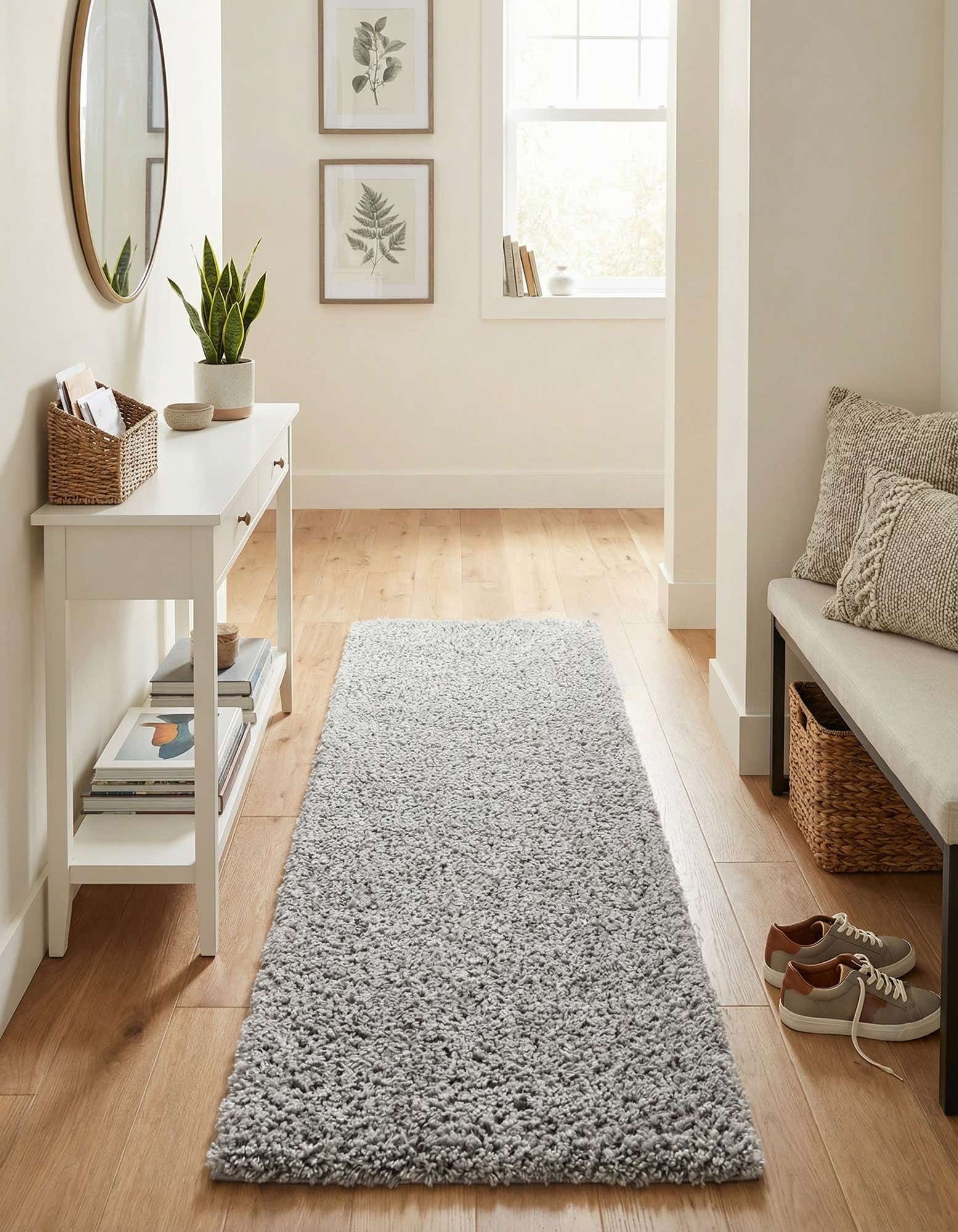 2' x 6' 6 Zermatt Shag Runner Rug