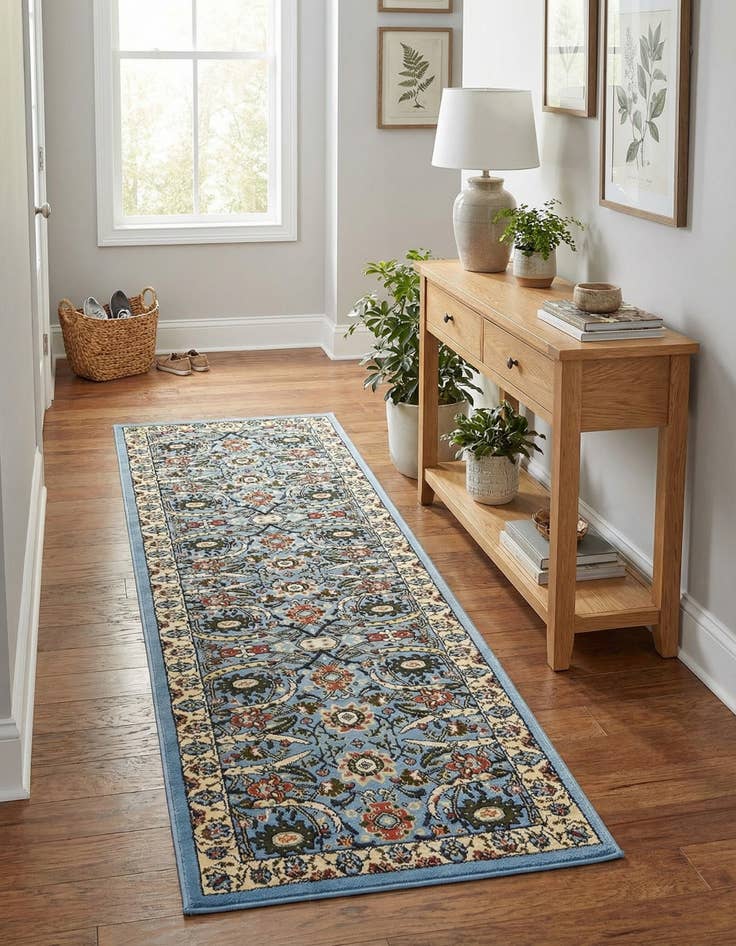 Detail image of 2' 7 x 10' Isfahan Design Runner Rug