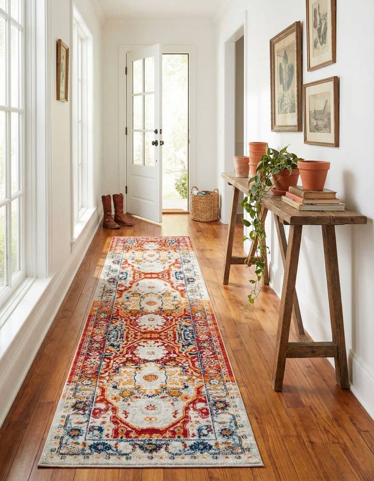 Detail image of  3' x 13' Madeline Vintage Runner Rug