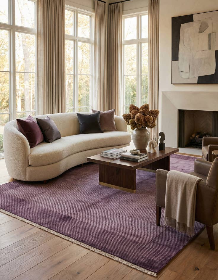 Detail image of 8' x 11' 4  Hand Knotted Darya Wool Rug