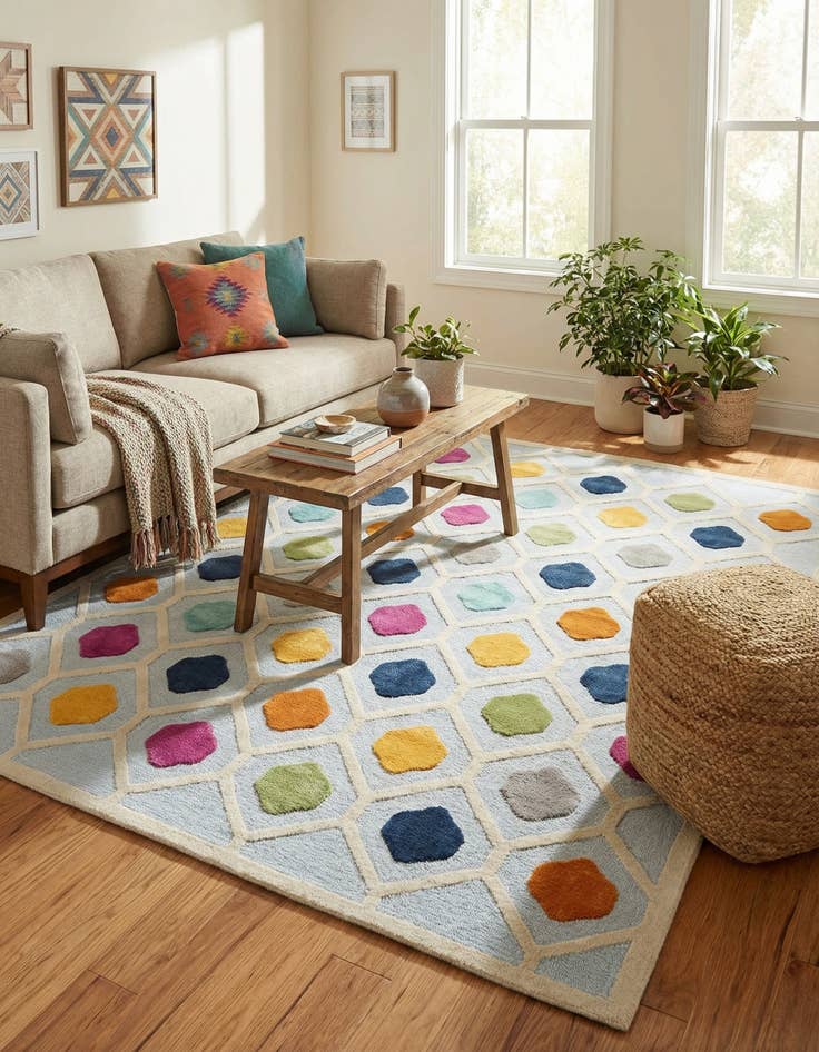 Detail image of  9' x 12'  Washable Aruba Indoor / Outdoor Rug