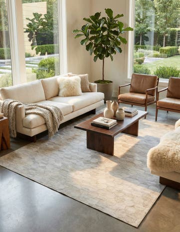 5' 1 x 8' Cowhide Rug