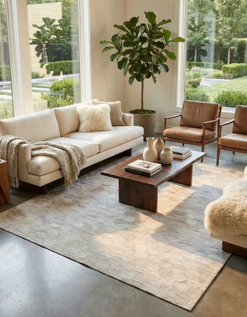 5' 1 x 8' Cowhide Rug
