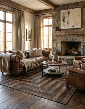 5' x 7' 10 Cowhide Rug