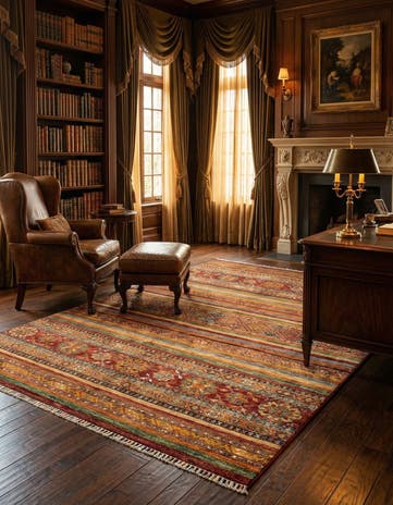 5' 6 x 8' 4 Ariana Ziegler Wool Rug