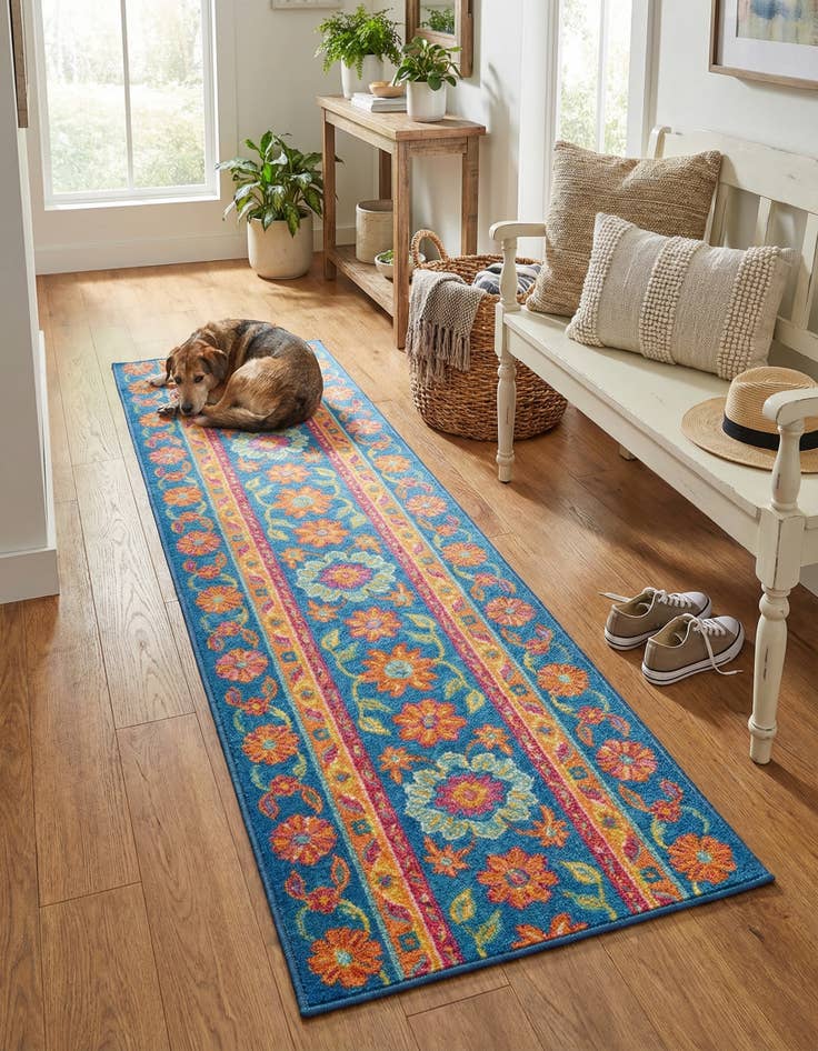 Detail image of 2' x 8'  Washable Aruba Indoor / Outdoor Runner Rug