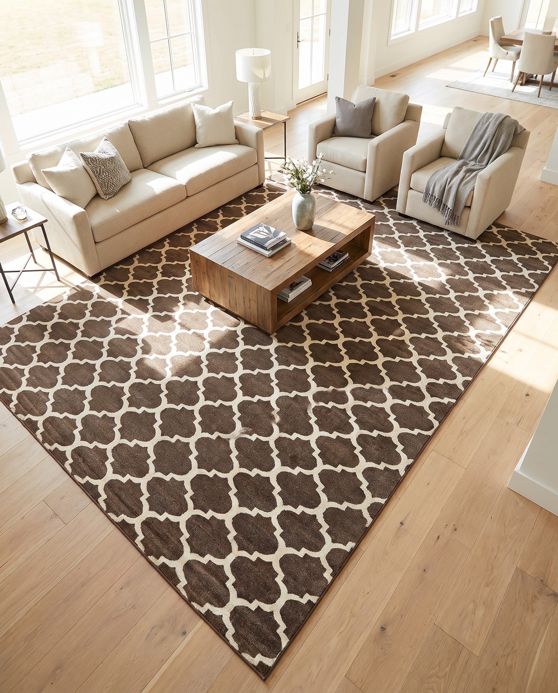 10' 8 x 16' 5 Trellis Rug
