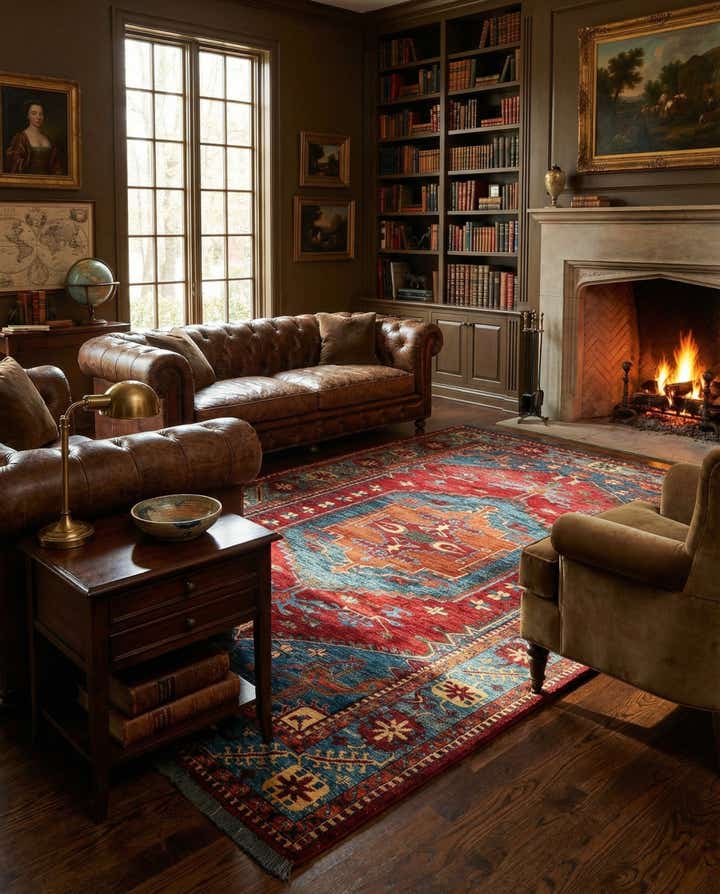 6' 8 x 10' 3 Hand Knotted Kazak Wool Rug