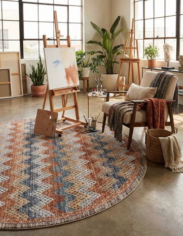 10' x 10' Aramis Round Rug