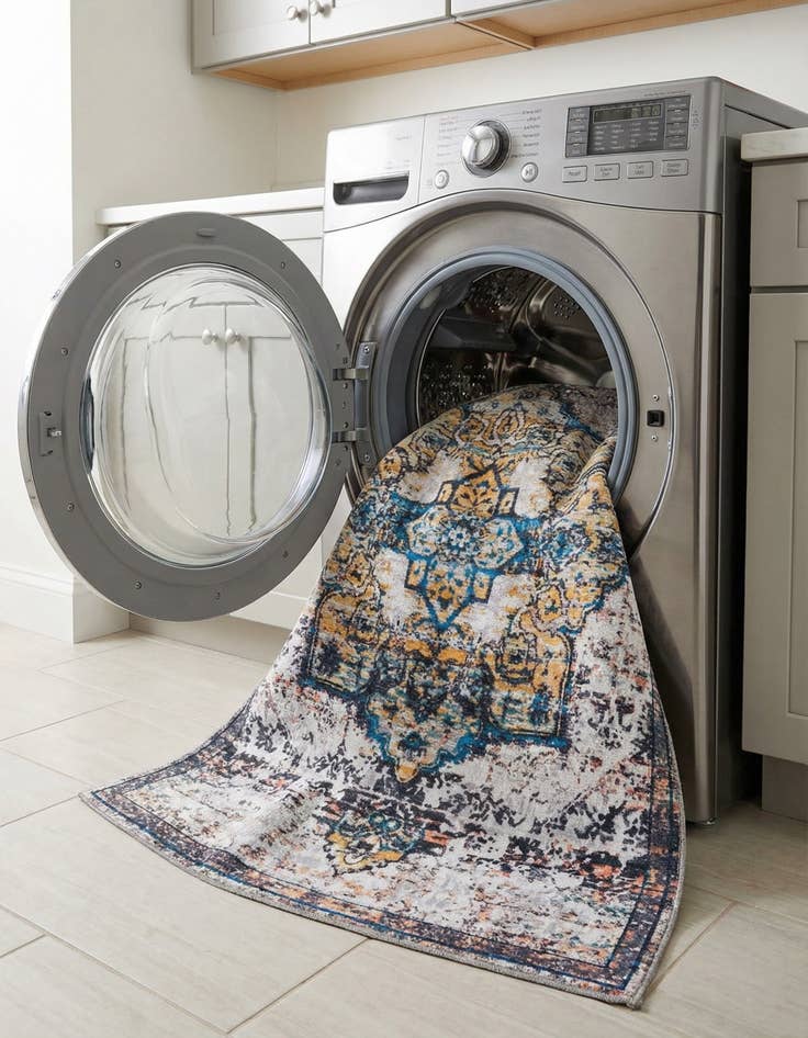 Detail image of 5' 3 x 8'  Washable Renaissance Rug