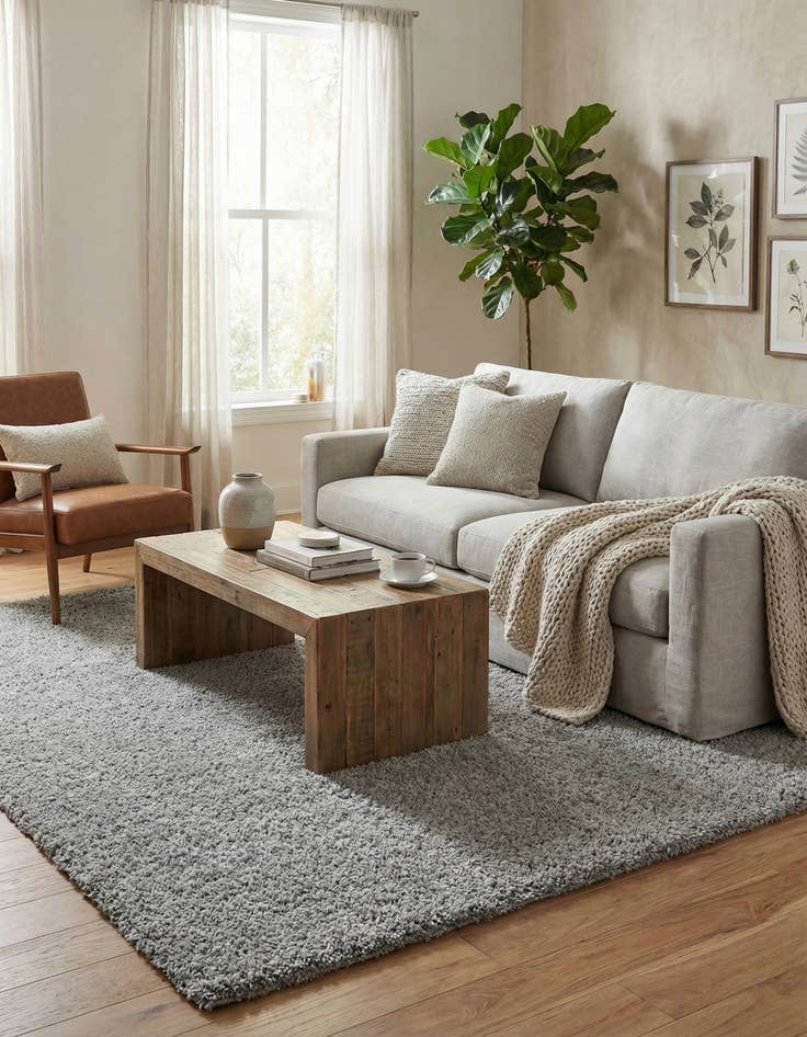 Detail image of 7' 7 x 10' Zermatt Shag Rug