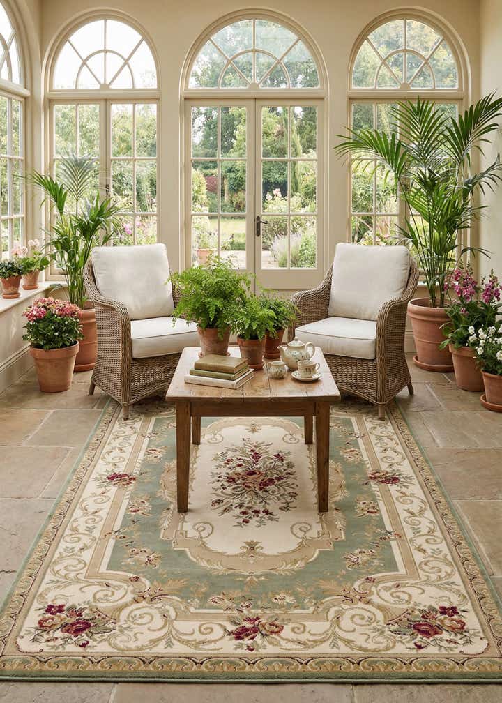 7' x 10' Classic Aubusson Rug